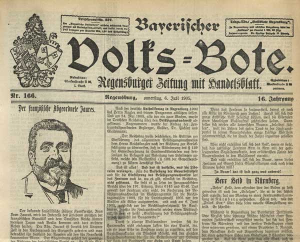 1888 bayerischerVolksbote Geschichte