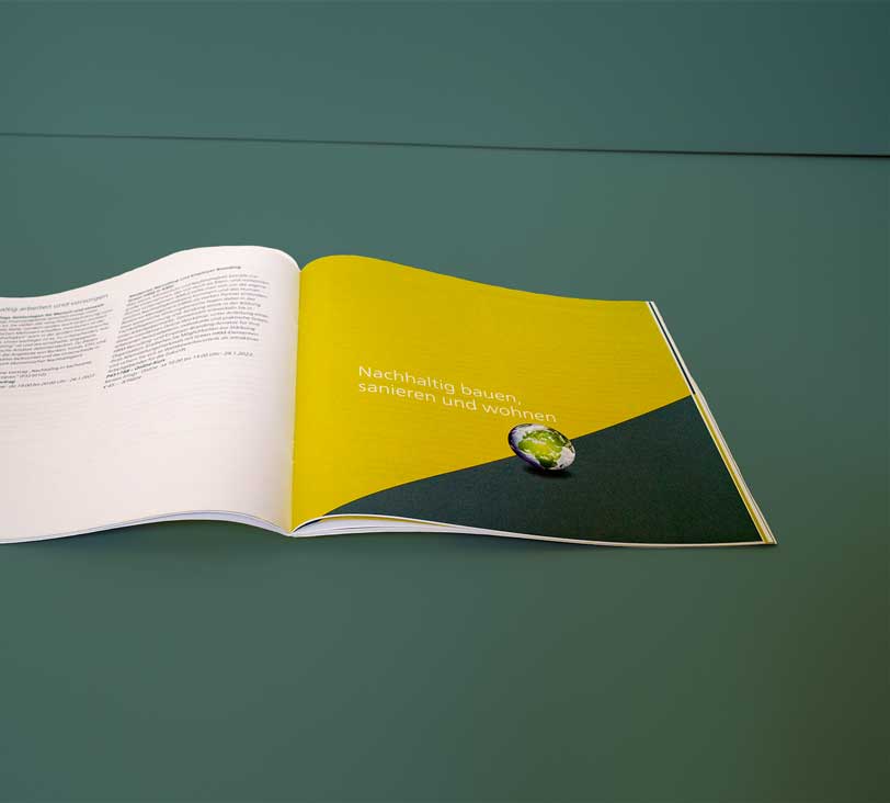 Rückenstichbroschuere