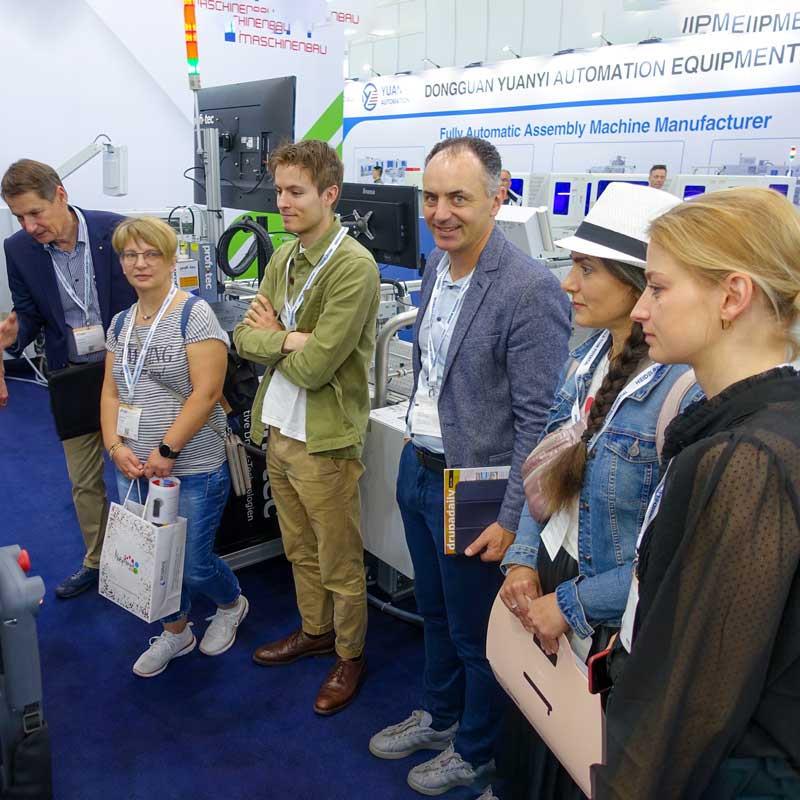 Besuch eines Messestandes