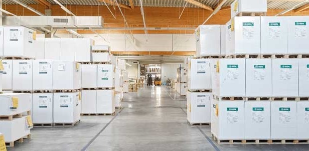 Lagerpapierkonzept zugeschnitten