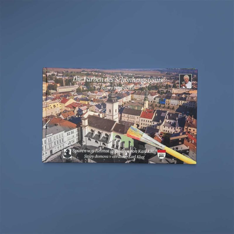 Cover von einer Fadenheftung von oben fotografiert.